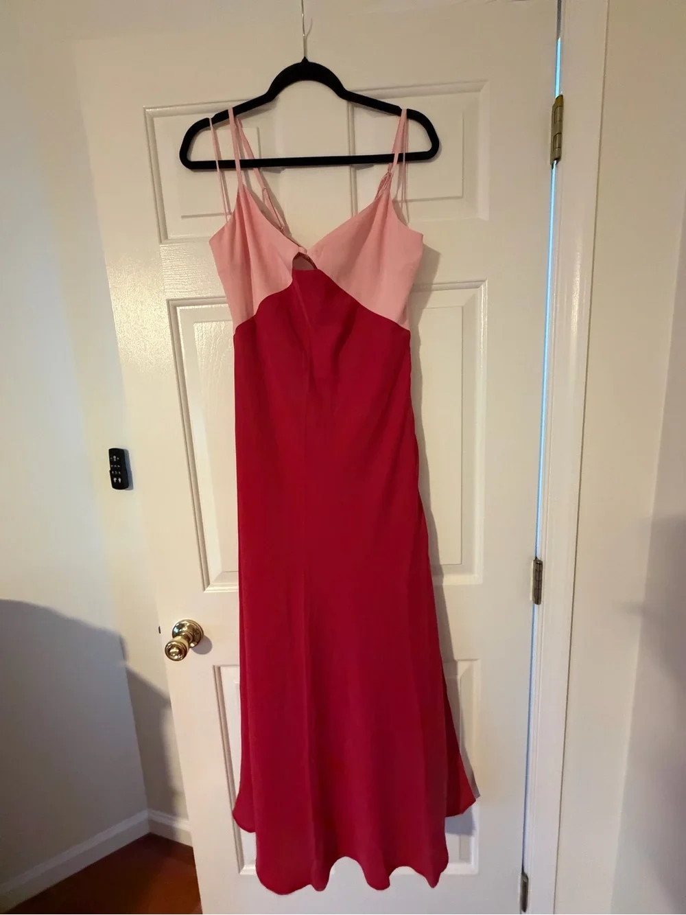 The A&F Julia Slip Cutout Maxi Dress